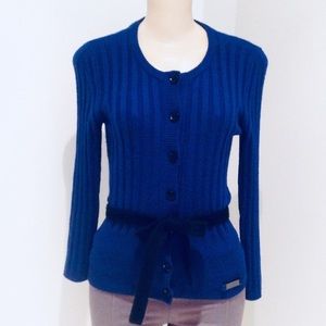 BURBERRY BRIT BLUE WOOL  SWEATER